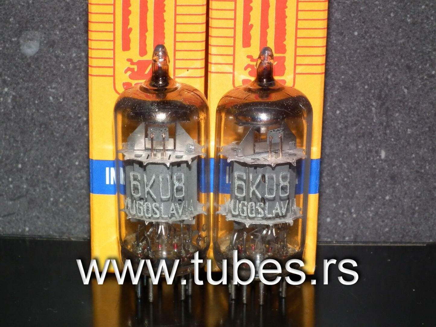 Two NOS 6KD8 ECF82 (6U8A) EI Yugoslavia Philips for McIntosh MR65B MR67
