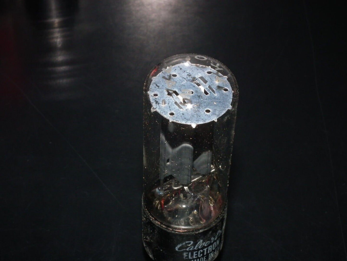 80 Calvertron tube rectifier NOS NIB, old type, round D getter, made in UK
