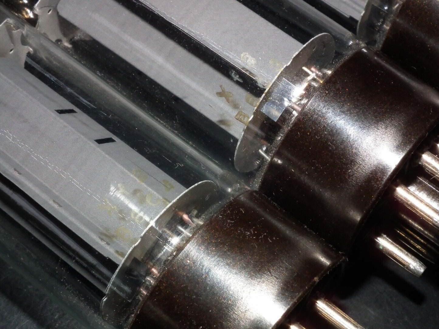 EL34 6CA7 Mullard Welded Anodes Platinum Matched QUAD Tested 95% Blackburn 1968