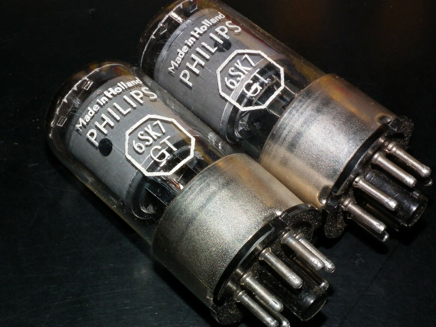 Matched Pair 6SK7GT Philips Miniwatt NOS NIB - Sealed boxes