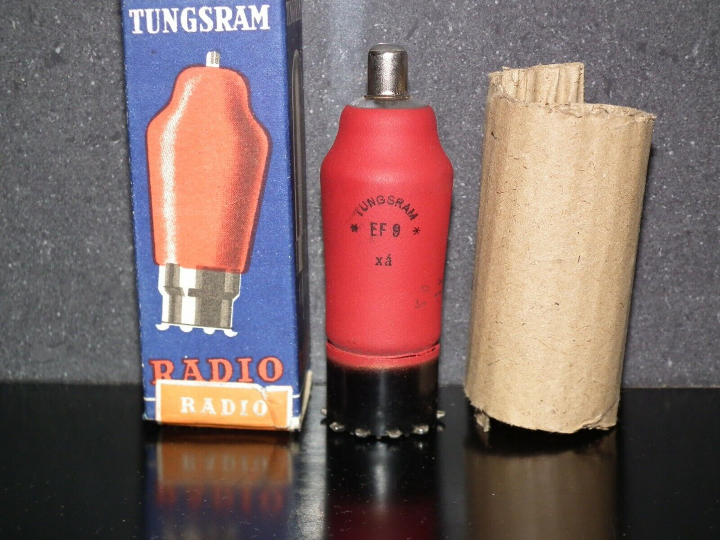 Tungsram EF9 NOS NIB - radio receiver tube - pentode