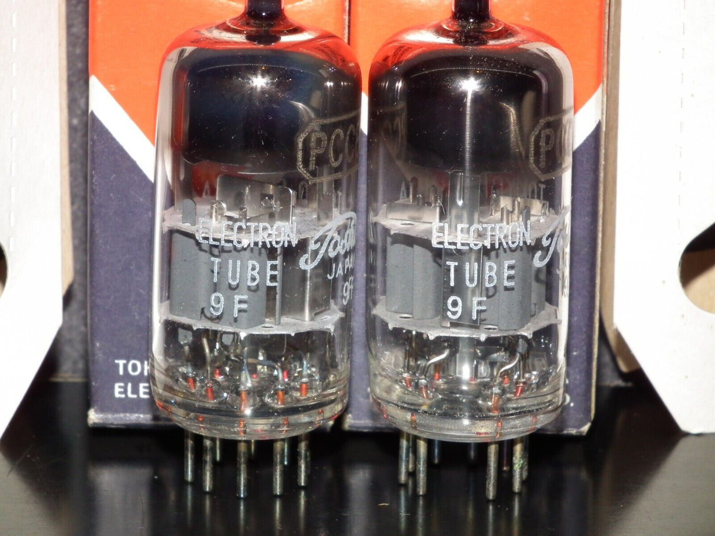PCC88 Toshiba 7DJ8 Matched Pair ECC88 E88CC CCa Sub Made in Japan