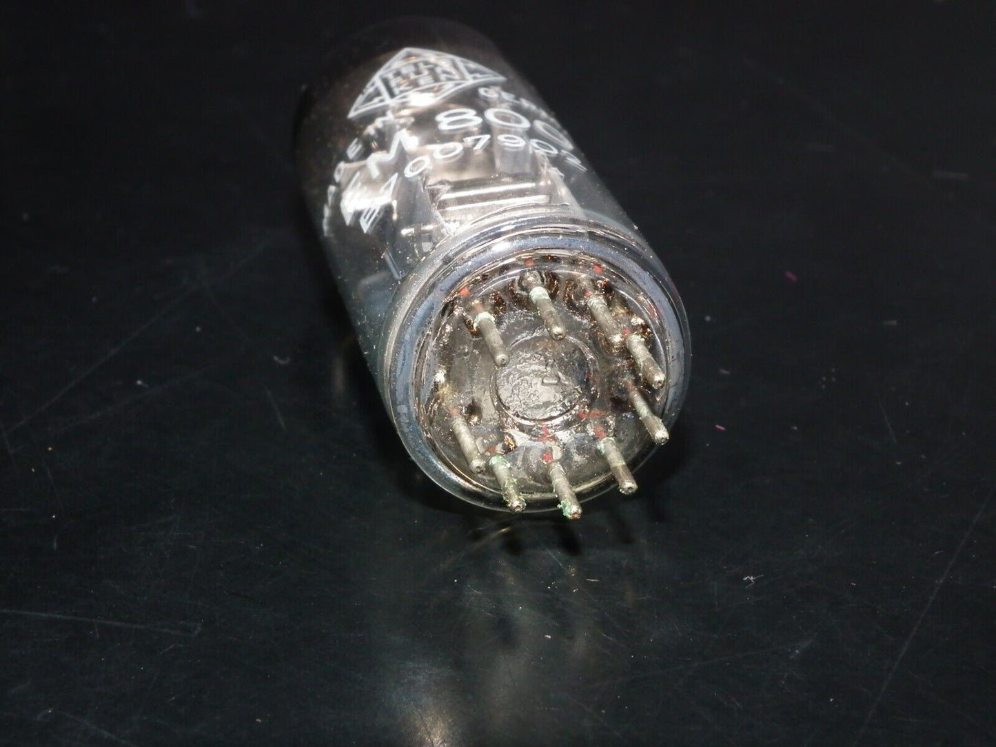 One(1 pcs) Telefunken EM800 NOS NIB Tuning Indicator Tube Magic Eye Diamond BTTM