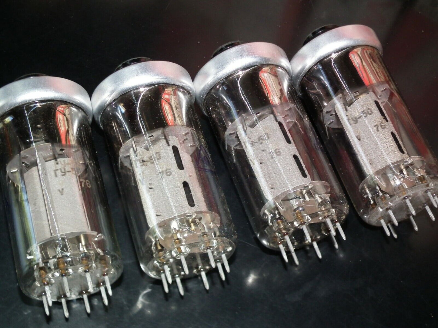 Platinum matched quad GU50 NOS NIB (FU50, LS50)