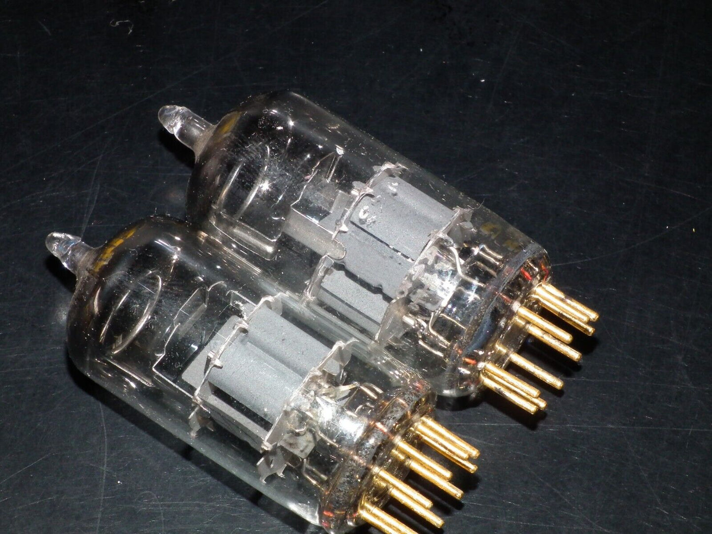 Platinum Matched Pair Siemens E88CC Used Tested NOS GRAY SHIELD A01 MP3