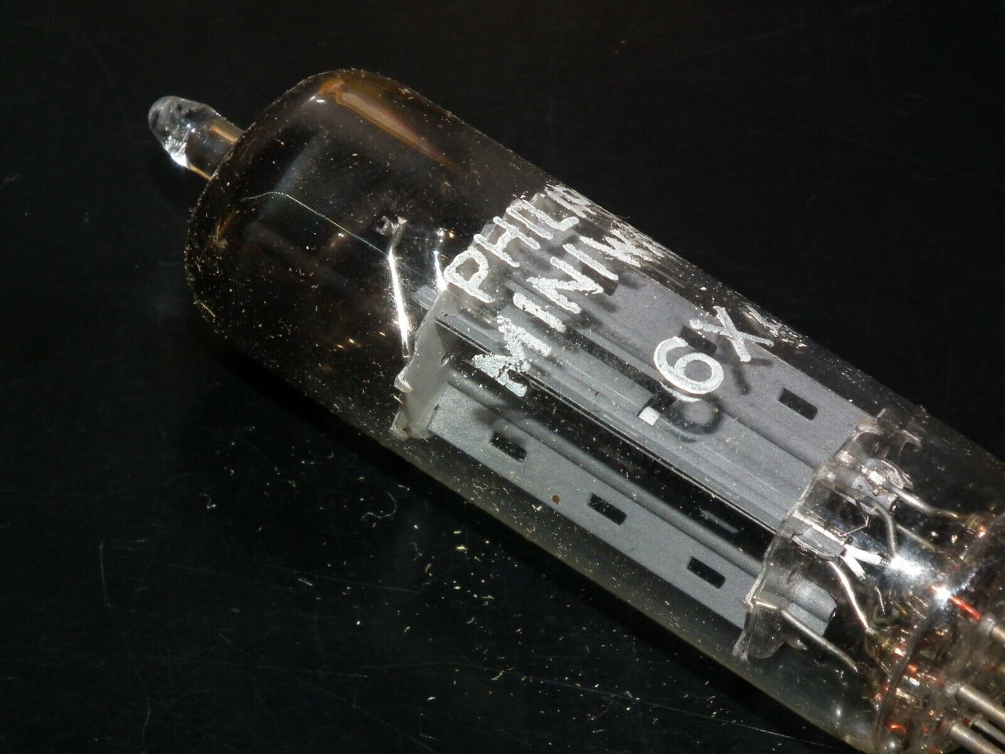 6X4 EZ90 Philips Miniwatt Rare Inclined Square Getter NOS NIB Tested Mazda