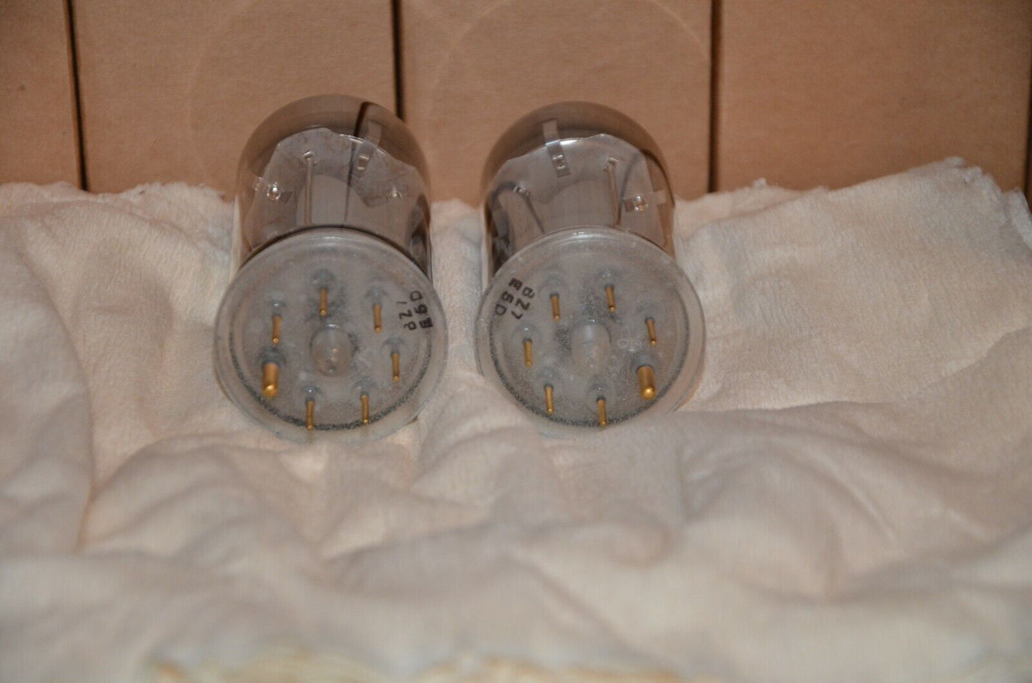 Matched Pair PE1/100 RTC Philips Mullard NOS NIB The same codes 6083 YL1200 OS51