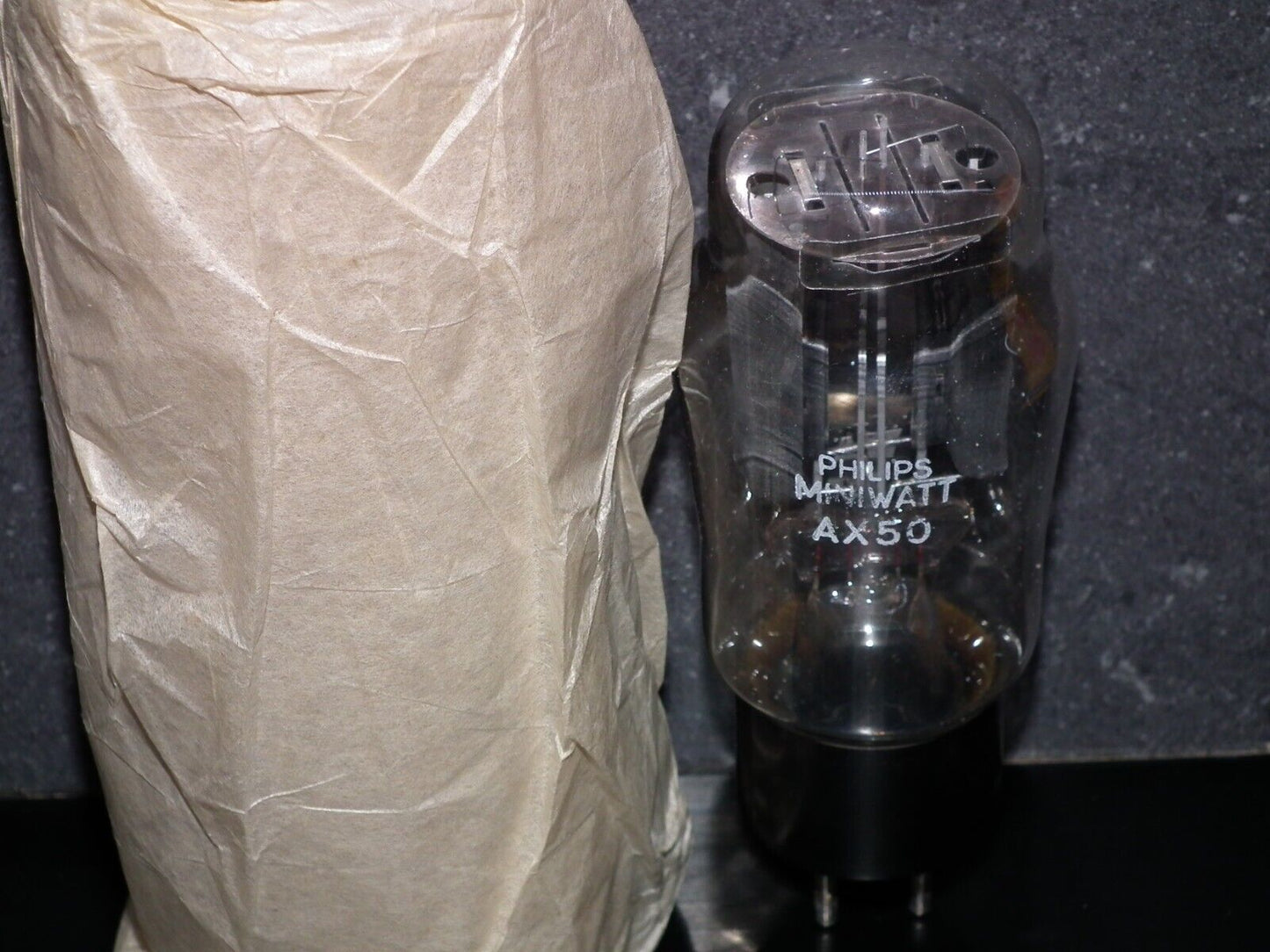 AX50 Philips rectifier NOS in original wrap paper, without original box