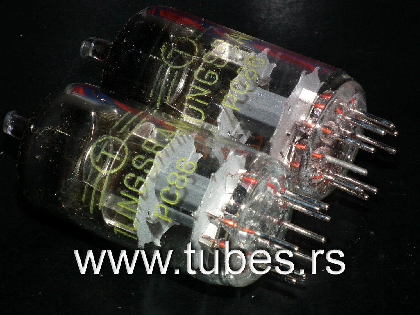 Platinum matched pair PC86 Tungsram 4CM4 NOS NIB