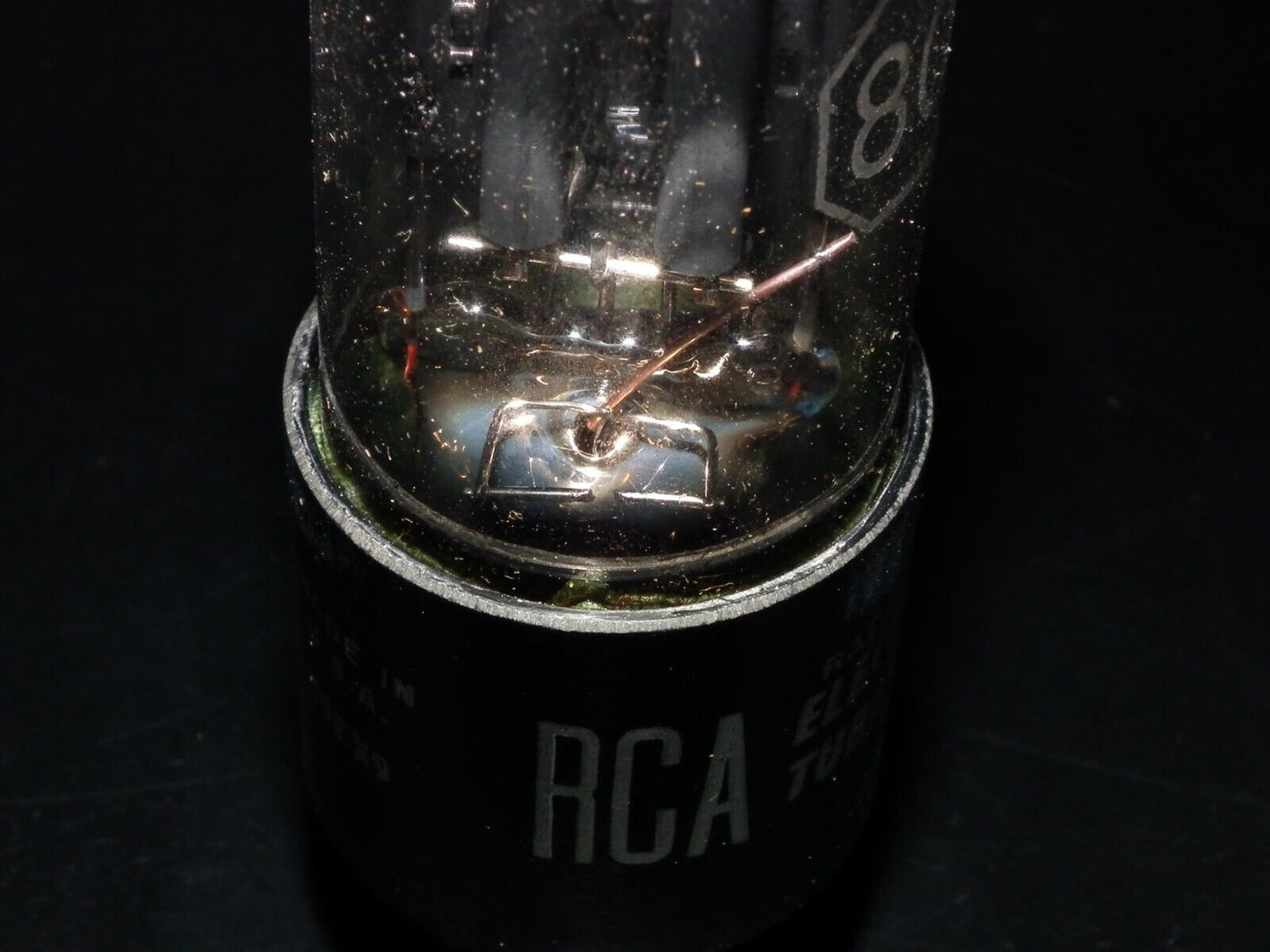 80 RCA tube rectifier NOS NIB, old type, D getter, made in USA