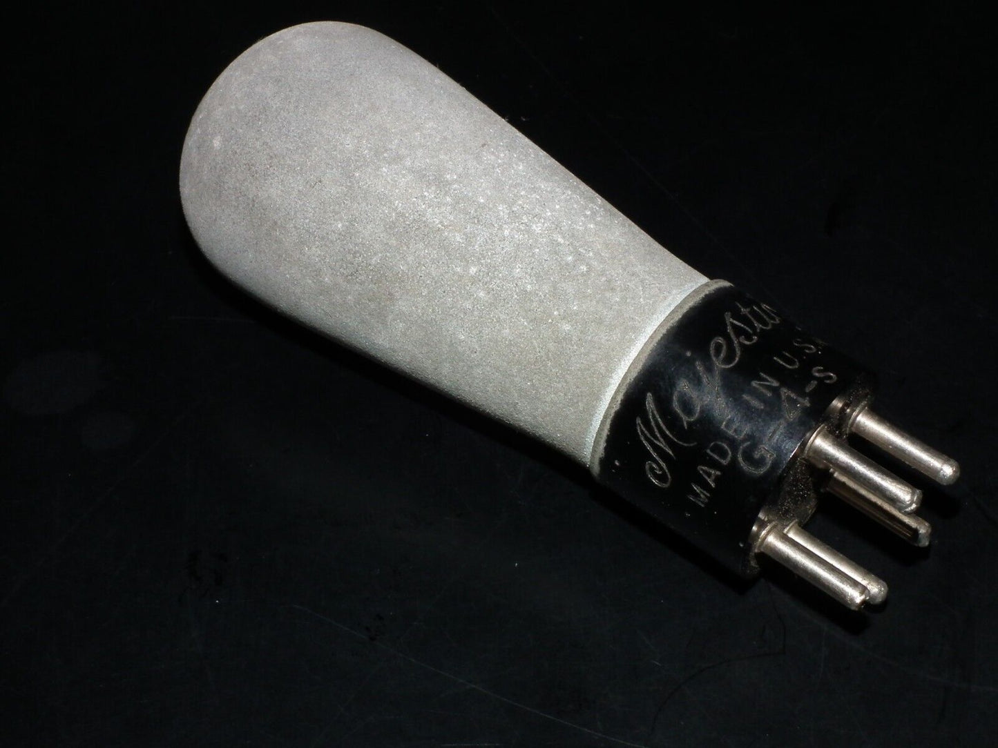 G-4-s Majestic Vacuum Tube Lead Coating Engraved Base