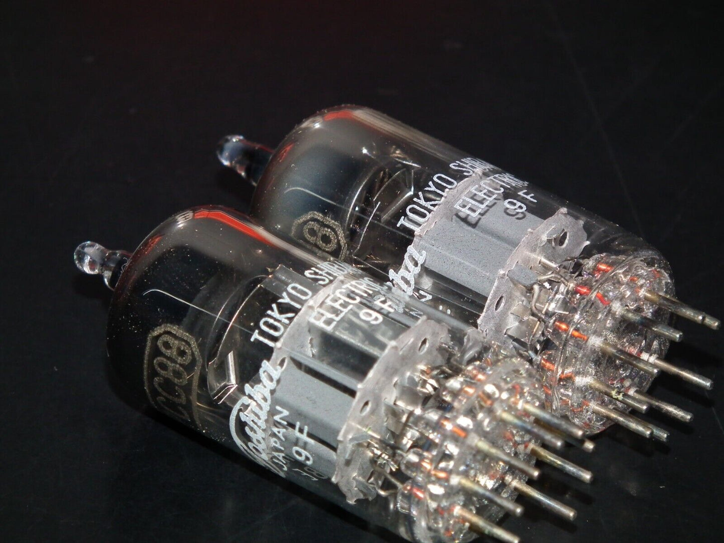 PCC88 Toshiba 7DJ8 Matched Pair ECC88 E88CC CCa Sub Made in Japan