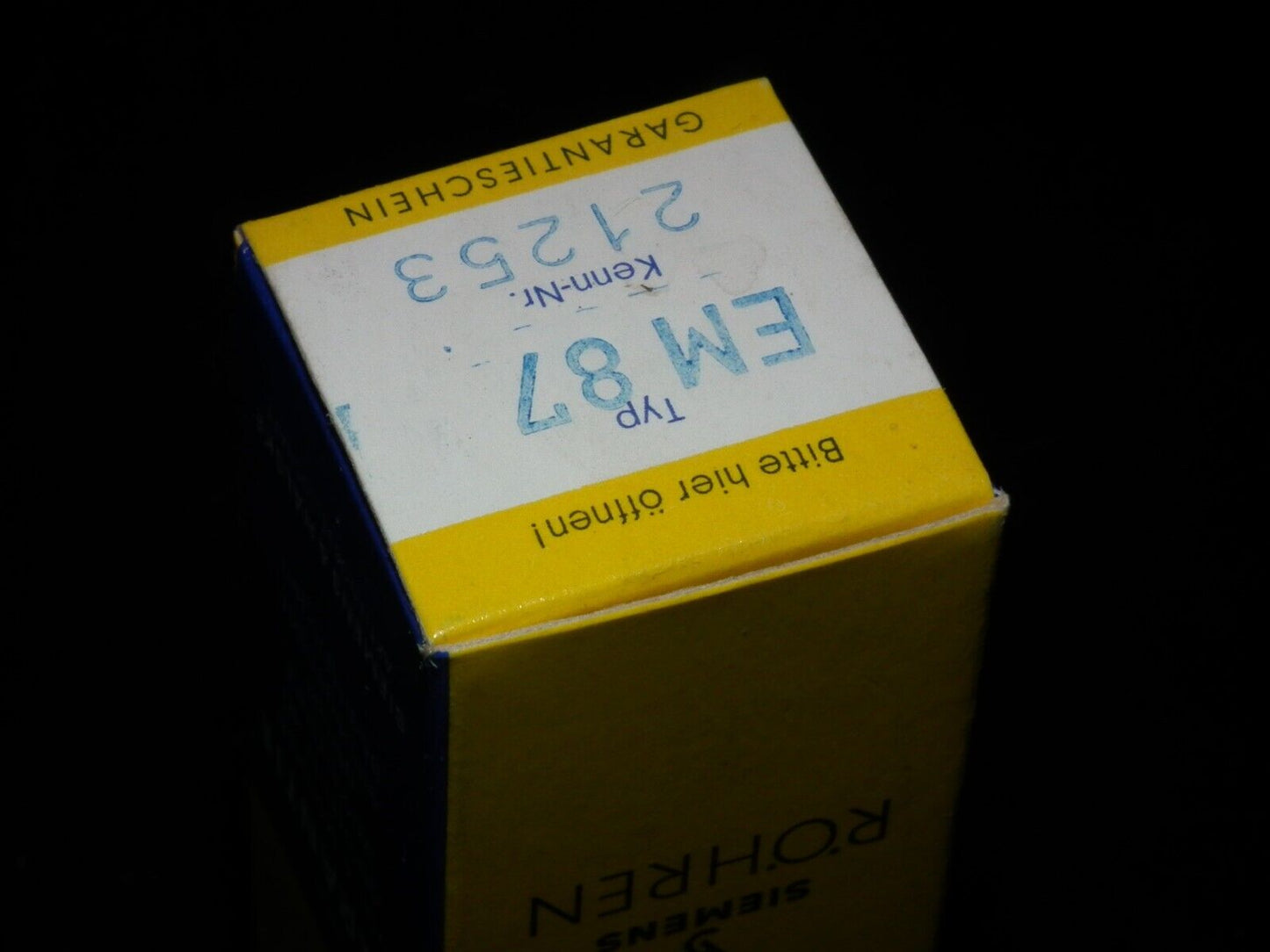 EM87 Siemens Germany tuning eye tube Indicator NOS NIB Never Opened Box