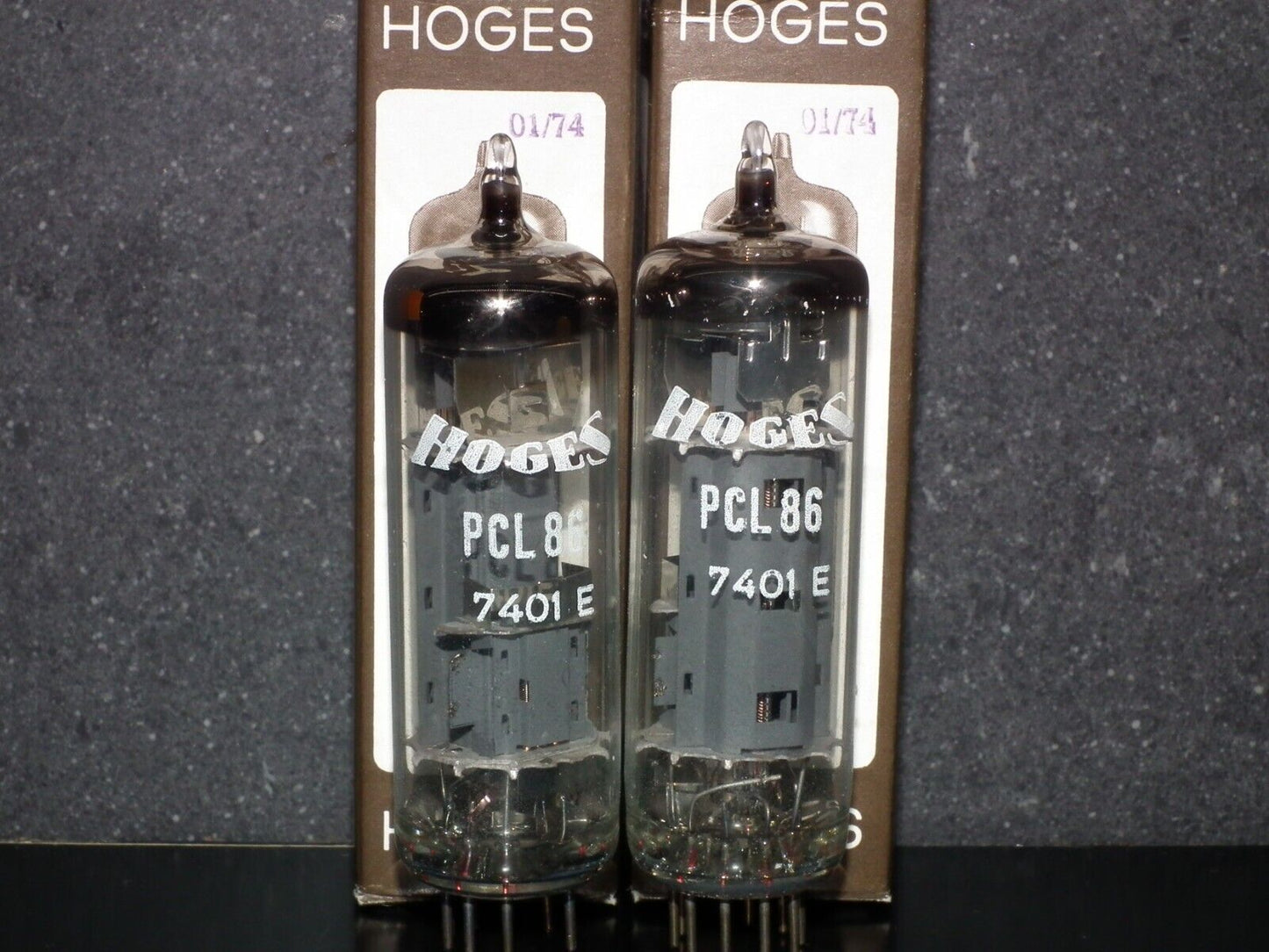 Platinum Matched Pair PCL86 14GW8 Hoges NOS NIB