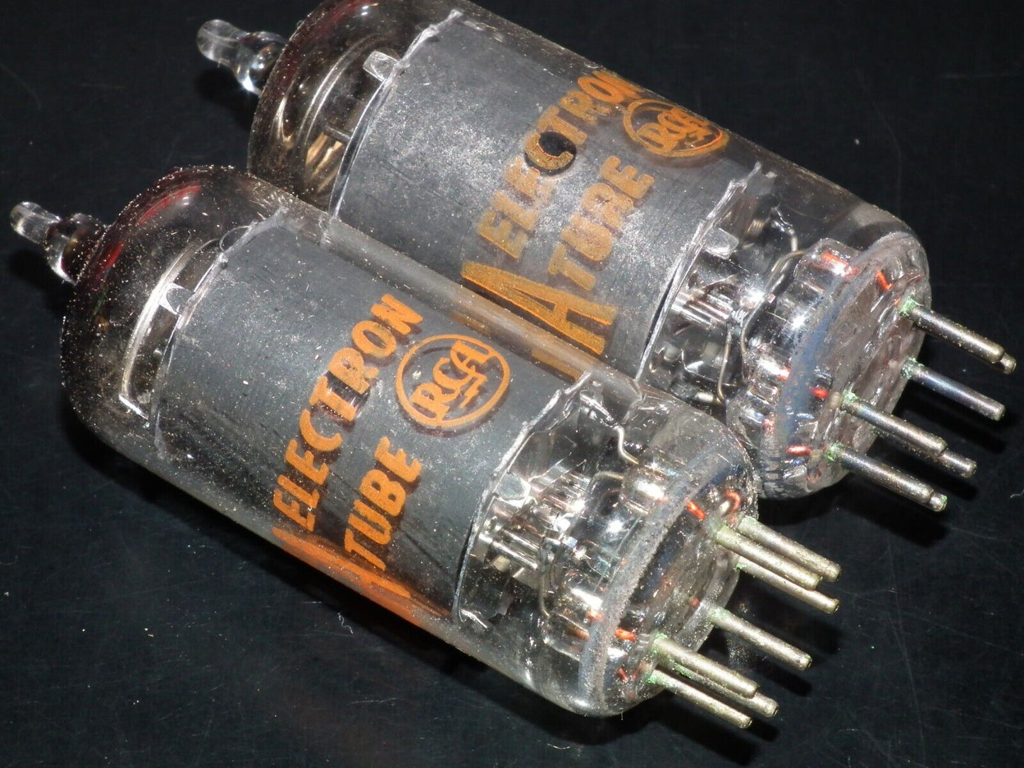 One (1 pcs) 6AU6A RCA EF94 Microphone pentode RARE Old Type - Low Noise Tested