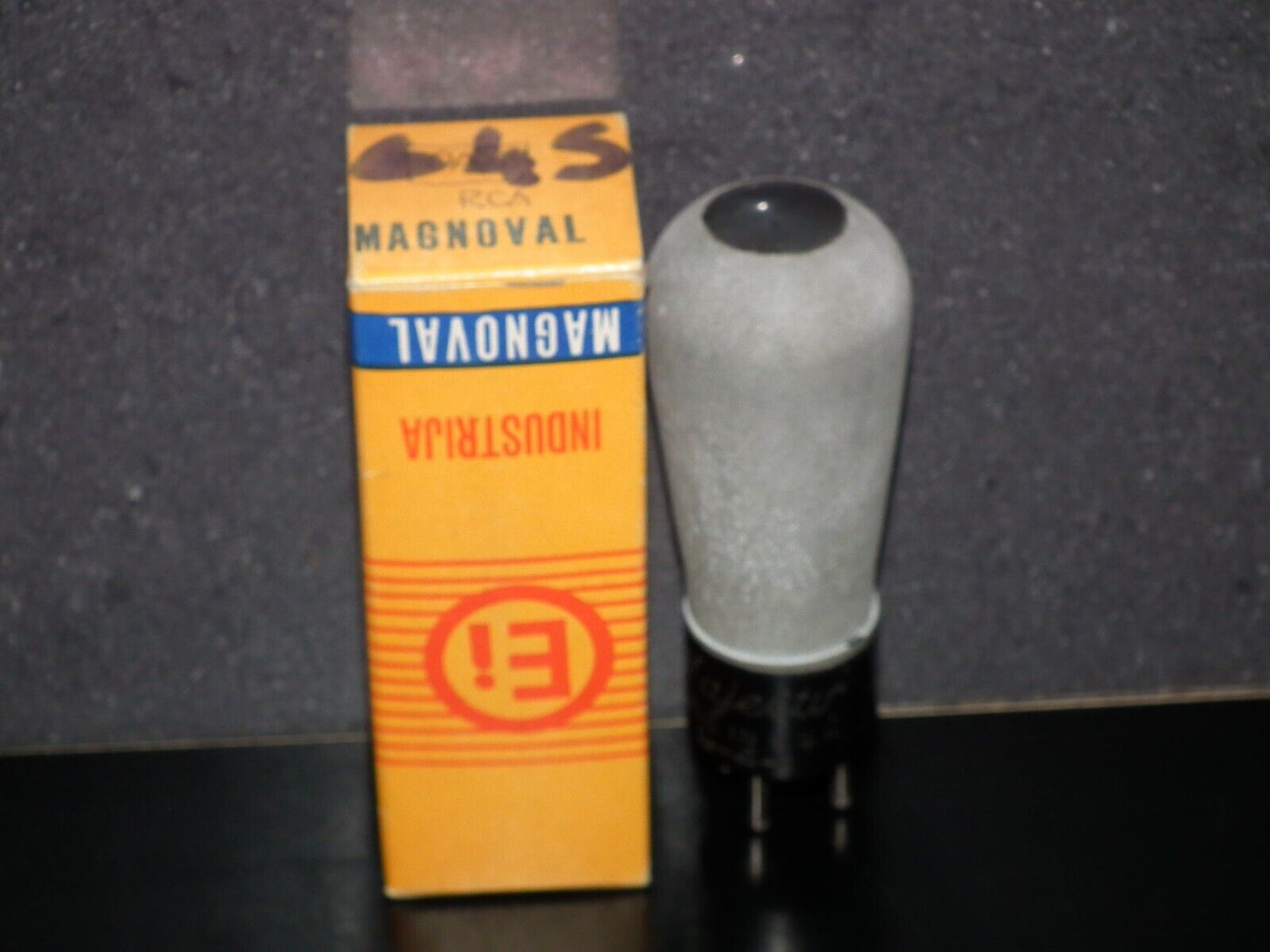 G-4-s Majestic Vacuum Tube Lead Coating Engraved Base