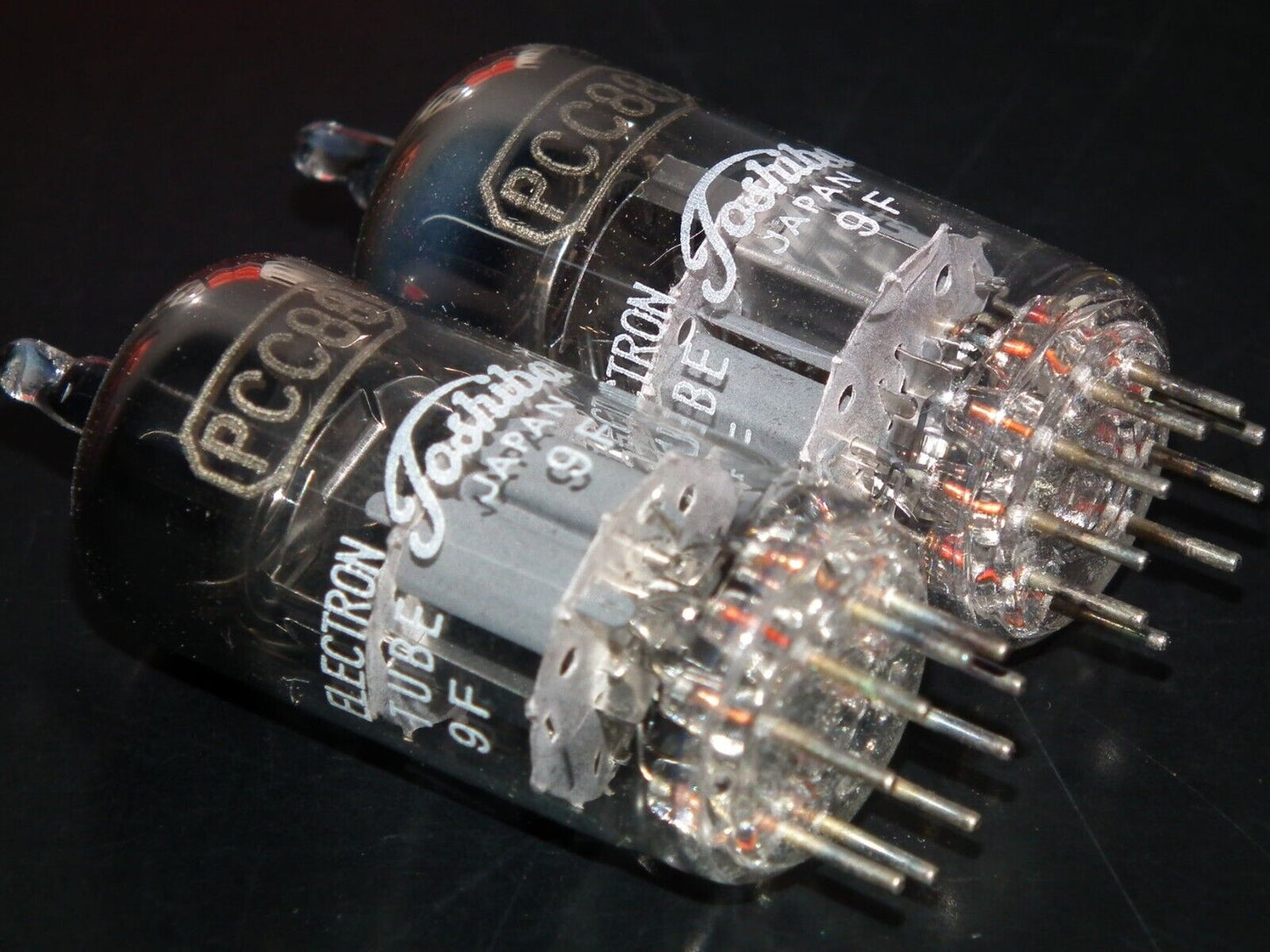 PCC88 Toshiba 7DJ8 Matched Pair ECC88 E88CC CCa Sub Made in Japan