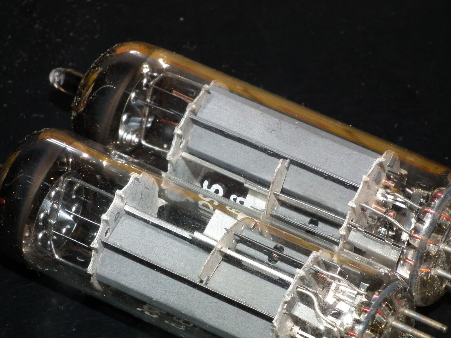 Platinum Matched Pair PCL86 14GW8 Philips NOS NIB Same codes Late 60s Holland