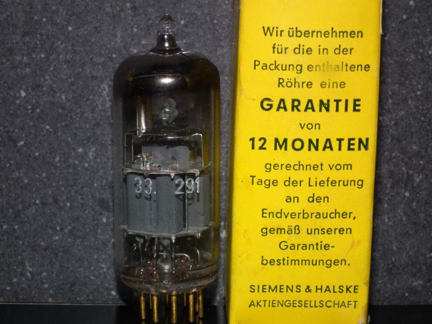 E288CC Siemens 8223 NOS NIB Tested Balanced Munich Tube Plant 16/17mA