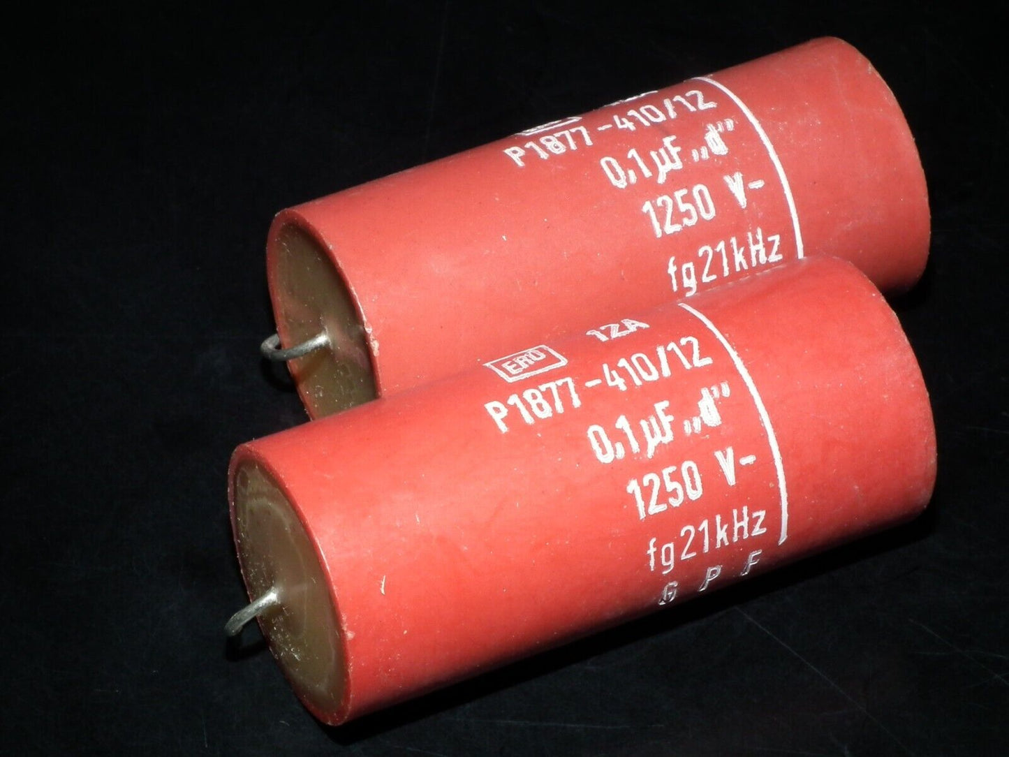 ERO 100nF 1250V Polyester Capacitor HI Voltage NOS 0.1uF 1.25KV