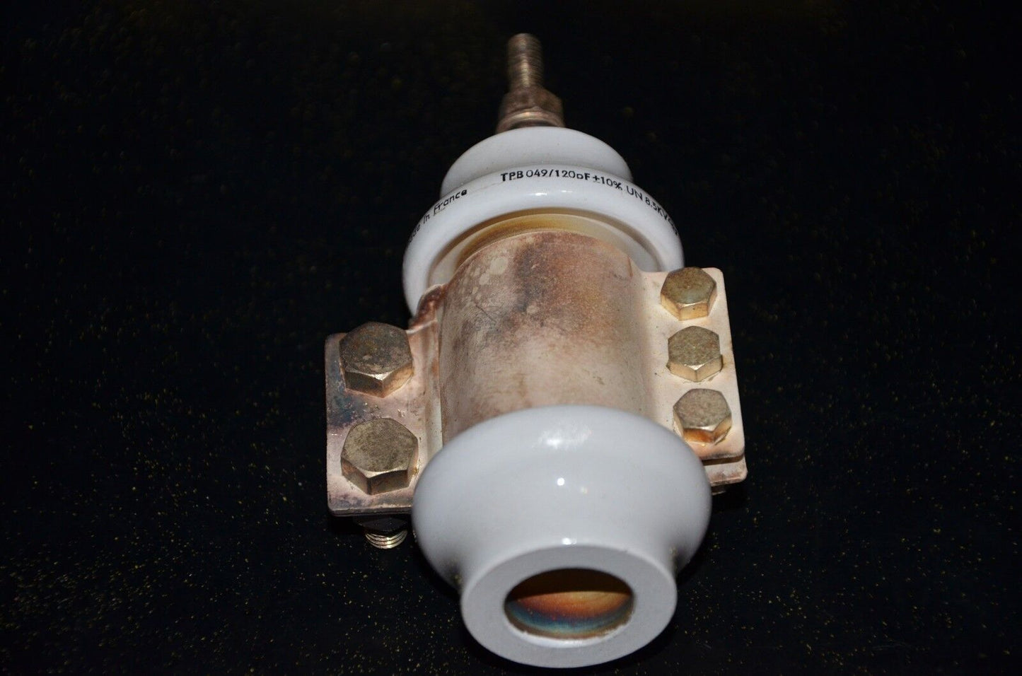 LCC France 120pF 8.5KV doorknob capacitor for professional broadcast & ham radio