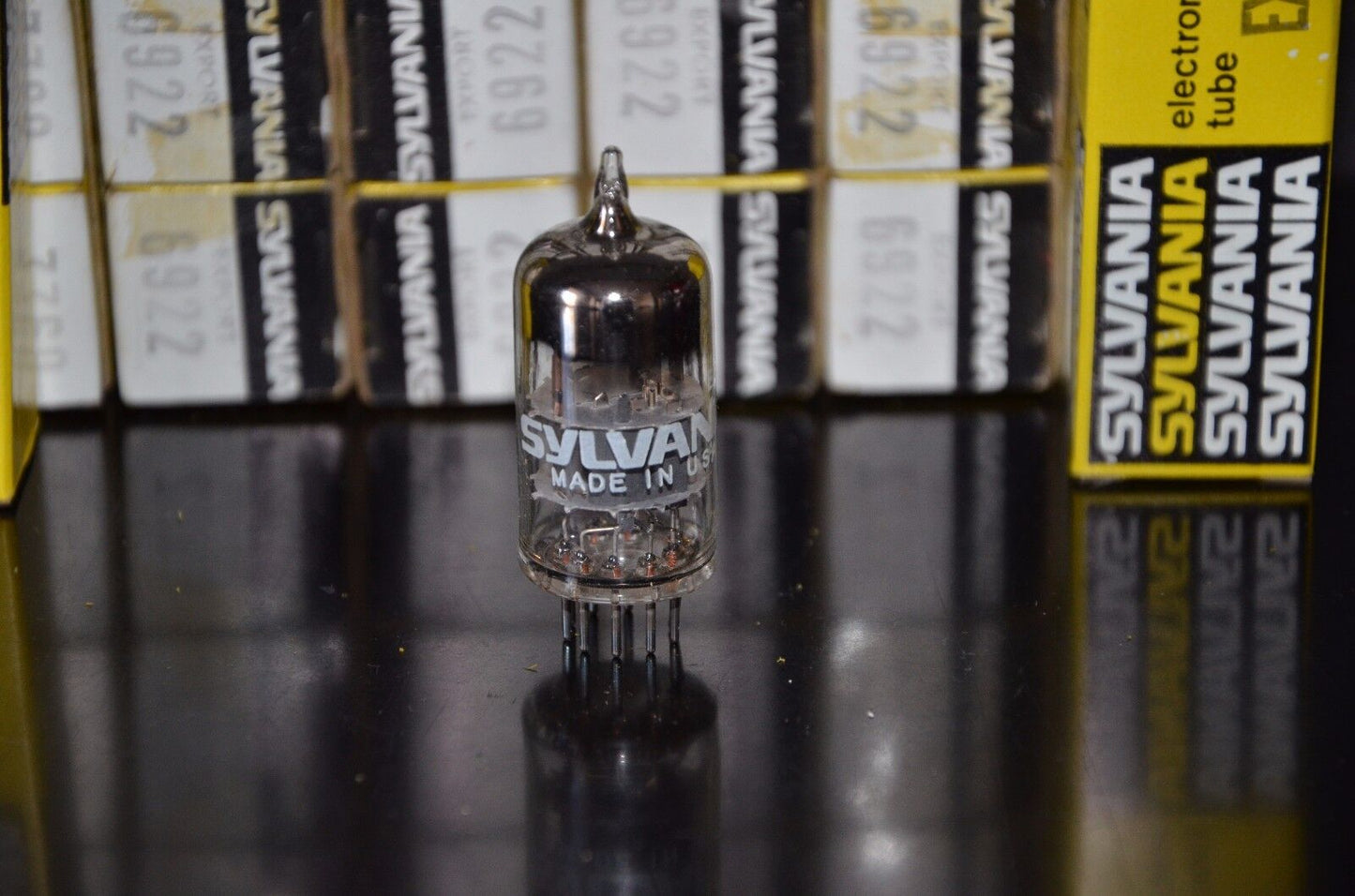 E88CC 6922 Sylvania NOS Low Noise tube (1 pcs) in original box USA