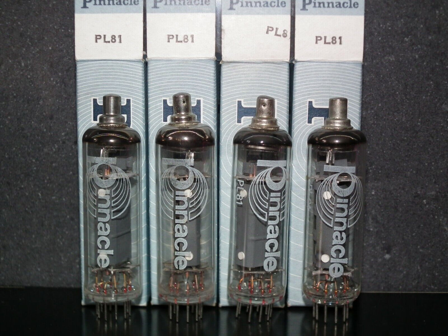 Platinum matched quad PL81 21A6 Pinnacle NOS tube pentode N152