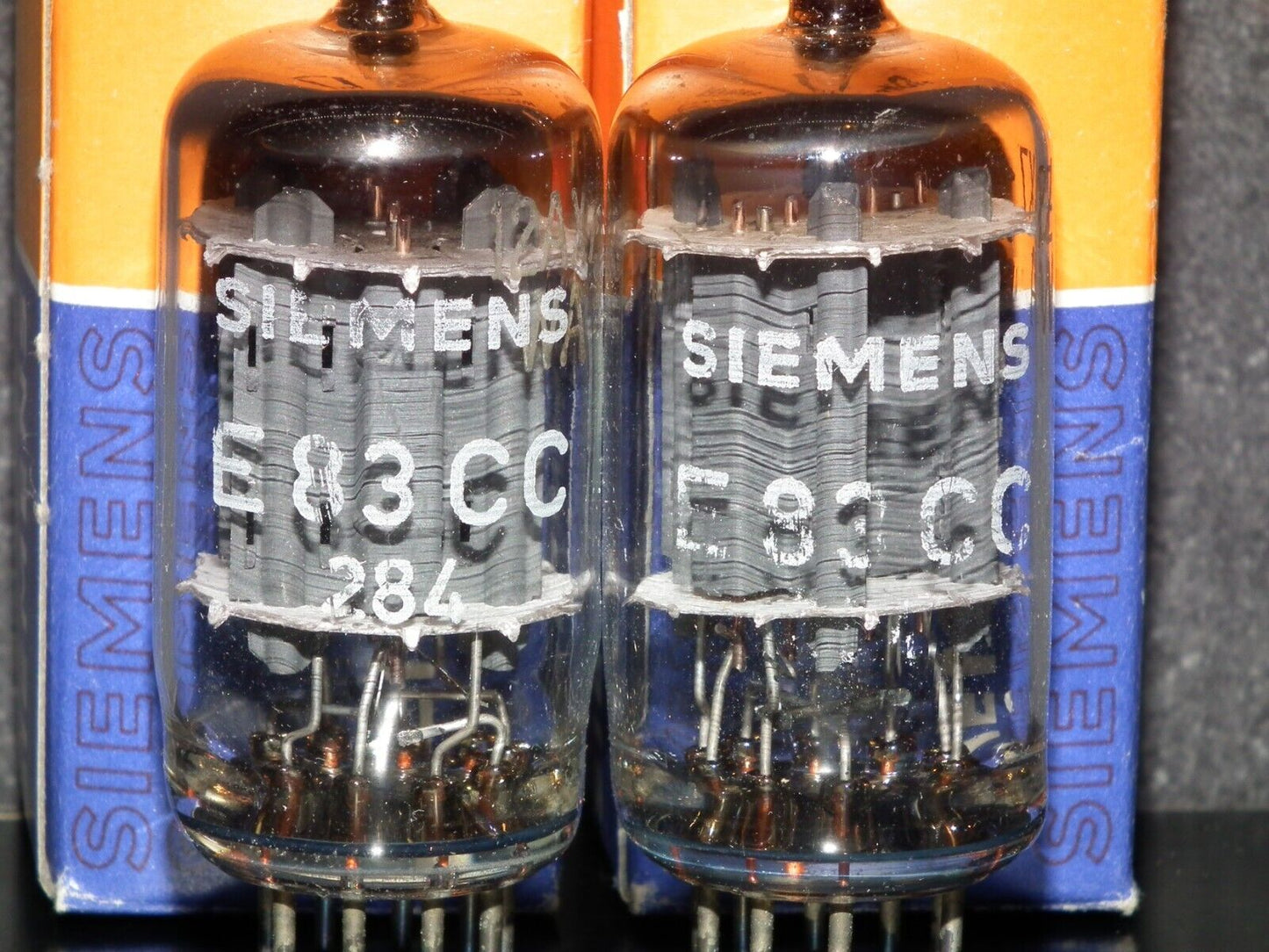 Platinum Matched Pair E83CC Siemens 6057 12AX7WA NOS NIB Strong Balanced