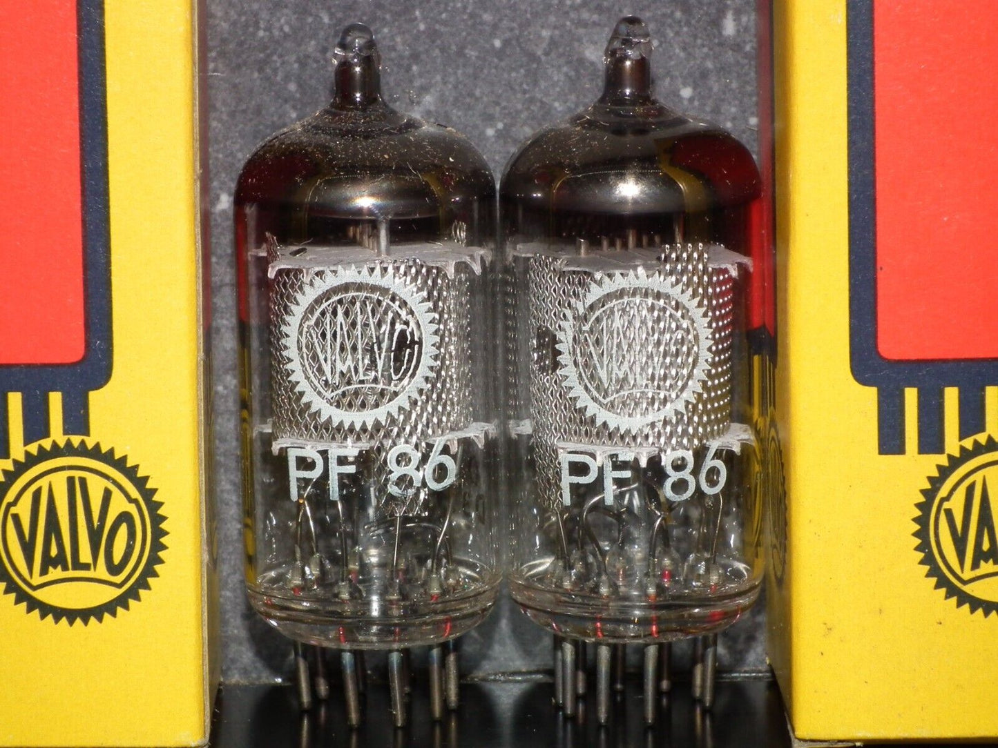 Two (2 pcs) PF86 Valvo NOS NIB (EF86 with different heater)