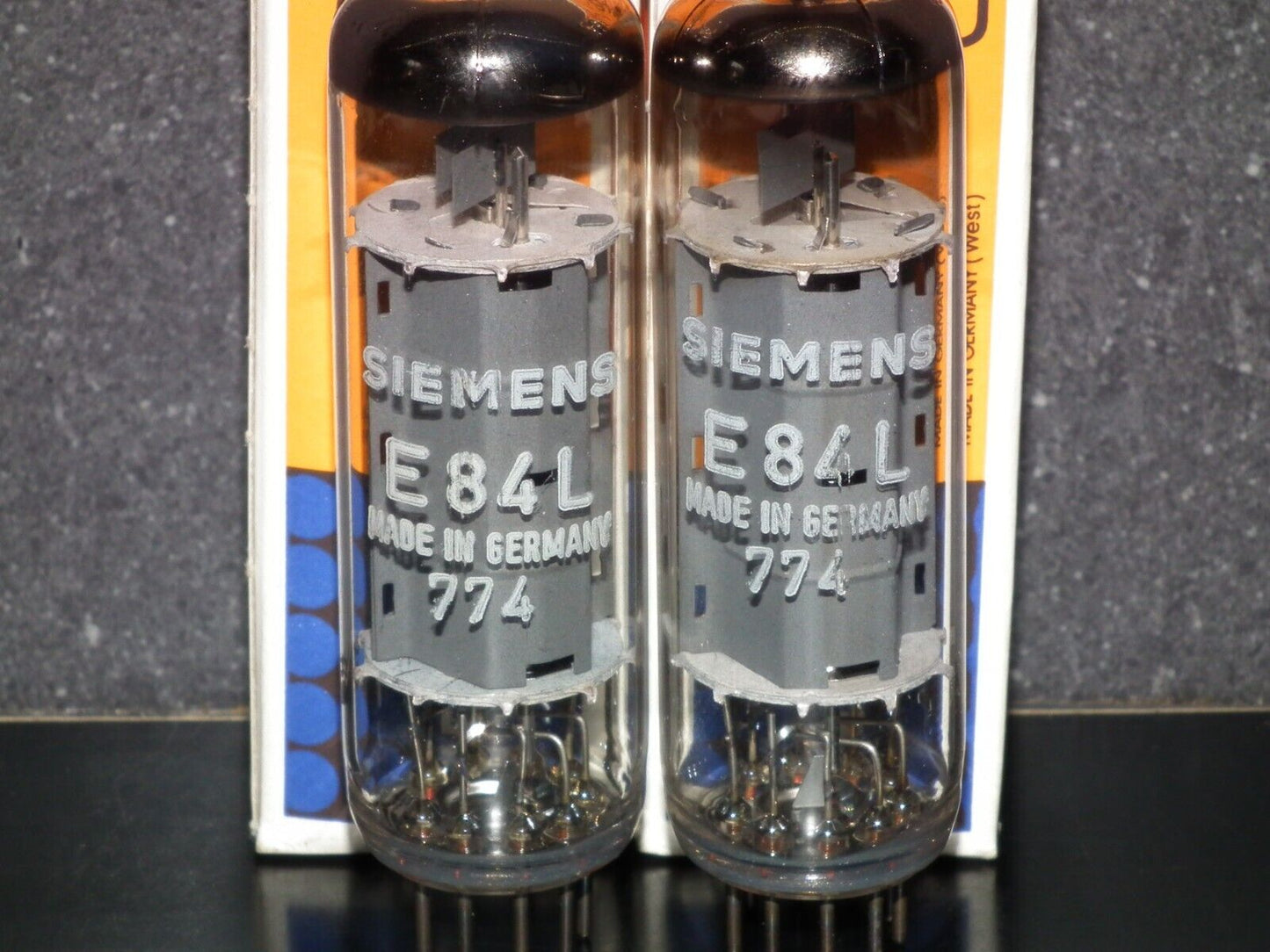 E84L 7320 Siemens Platinum Matched Pair NOS NIB EL84 6BQ5
