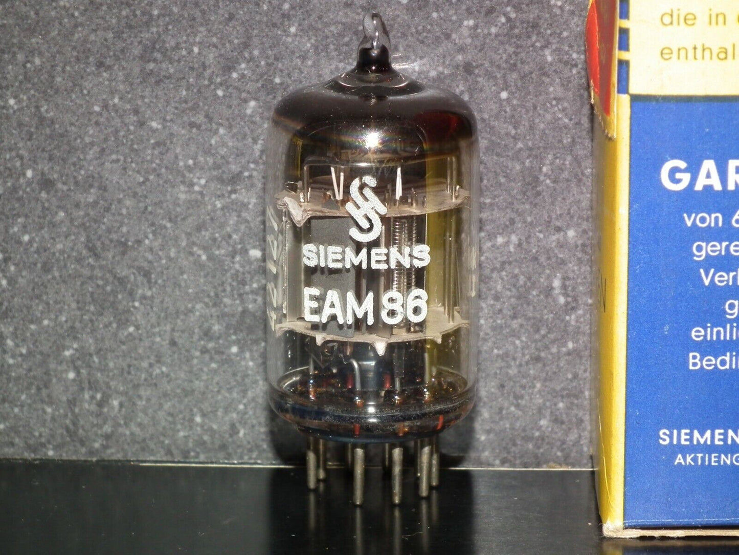 EAM86 Telefunken diamond bottom rebranded Siemens NOS NIB tested