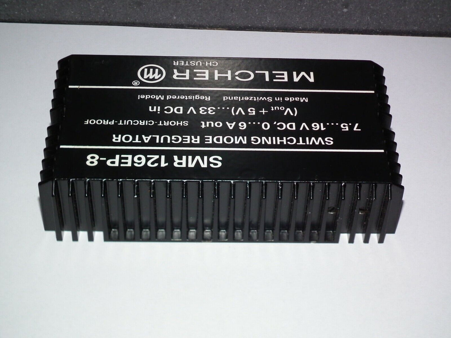 MELCHER 7.5-16V 6A DC Switching Mode Regulator 11-33VDC In Heater Filament SWISS