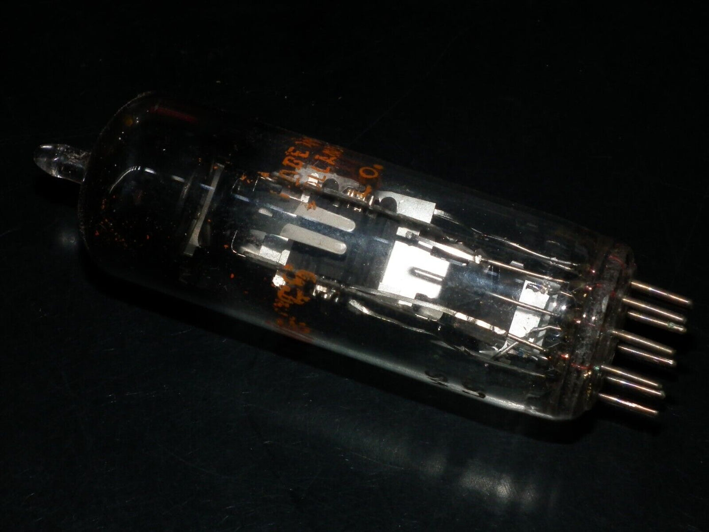 One (1 pcs) EM84 RCA 6FG6 NOS NIB Tuning Indicator Tube Magic Eye