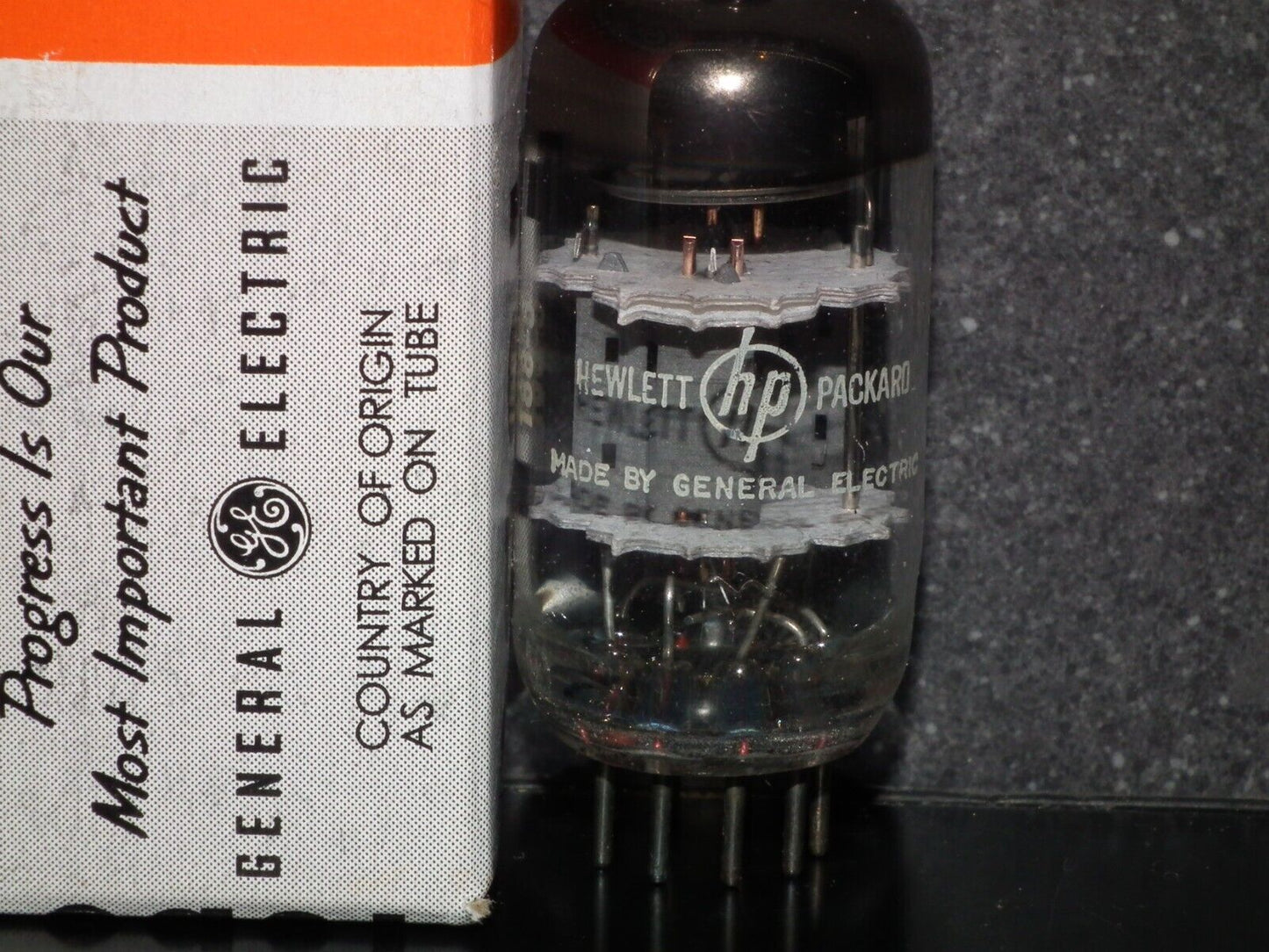 One 6201 GE 12AT7WB Rebranded HP tested 85% of NOS