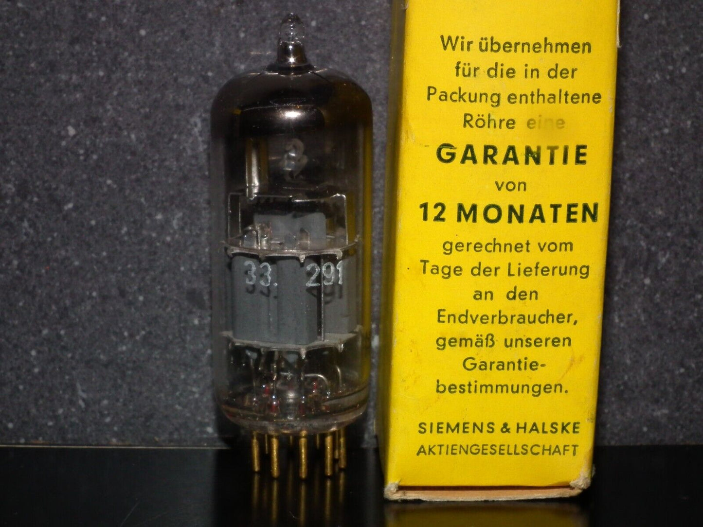 E288CC Siemens 8223 NOS NIB Tested Balanced Munich Tube Plant 16/17mA