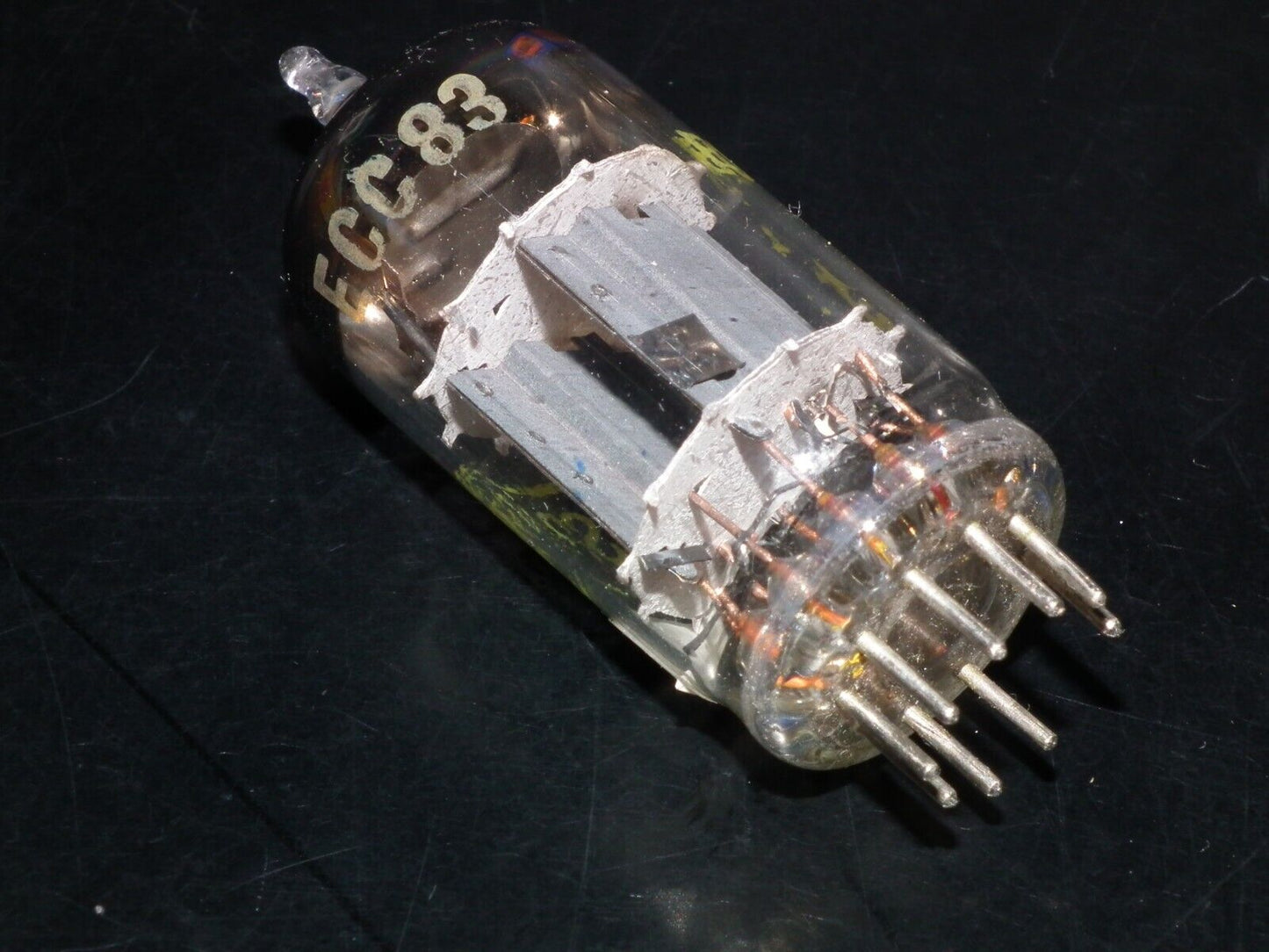 ECC83 Tungsram NOS NIB Ultra RARE Foil getter, welded plates tested 130% 1958
