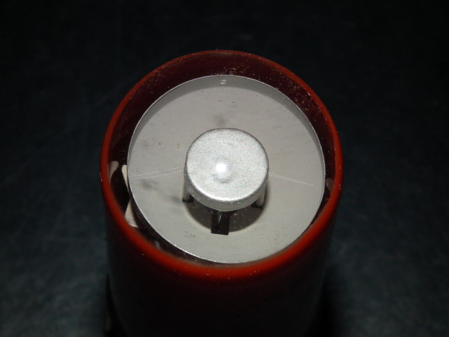 One (1 pcs) Tungsram EM4 tuning eye tube old type NOS NIB Sealed Box Red Coating