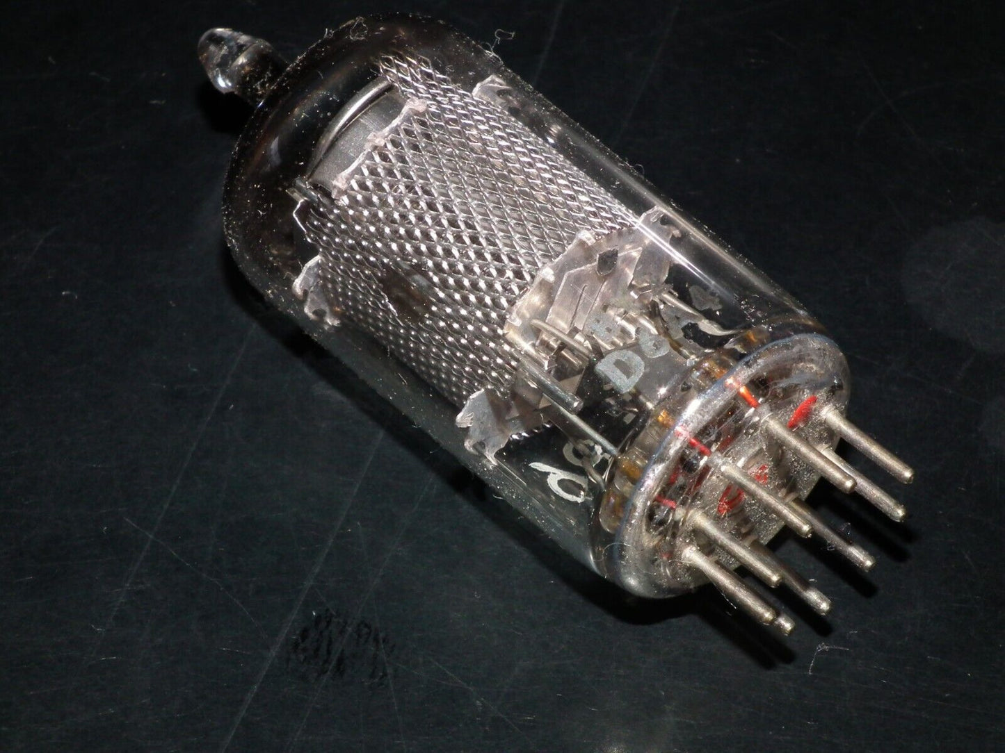 EF86 Valvo 6267 NOS NIB Original White Box Mesh anode, early 60s, low noise
