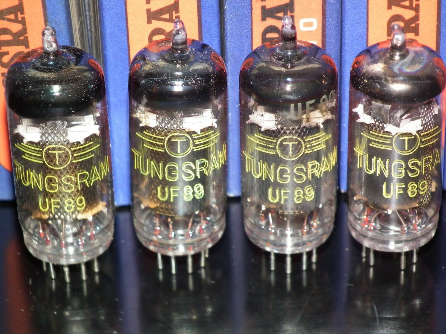 UF89 Tungsram Radio Receiver Tube NOS NIB Old Europe tube radio from 60s