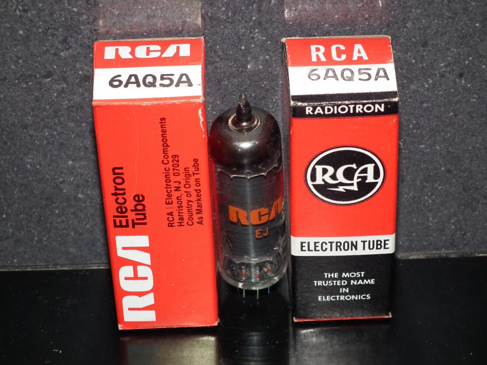 2x 6J5 GT MATCHED tube triode 6J5GT RCA US marché Militaire 1953 2x 6J5 GT MATCHED tube triode 6J5GT RCA US marché Militaire 1953