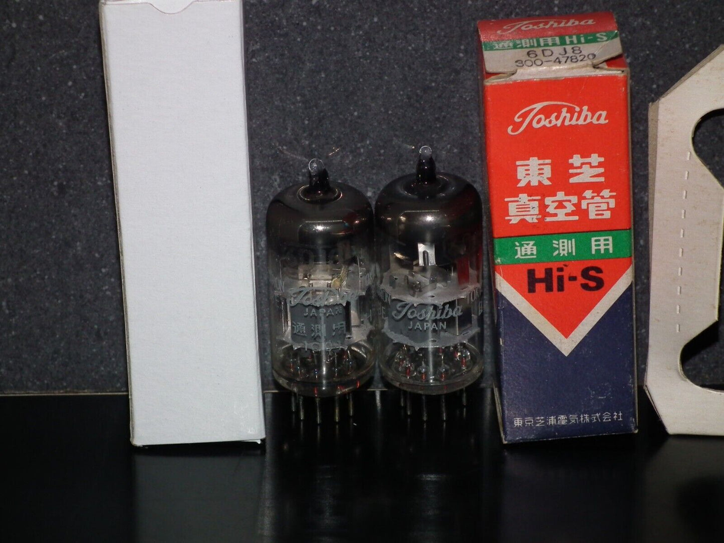 Platinum Matched Pair 6DJ8 Toshiba ECC88 Japan NOS