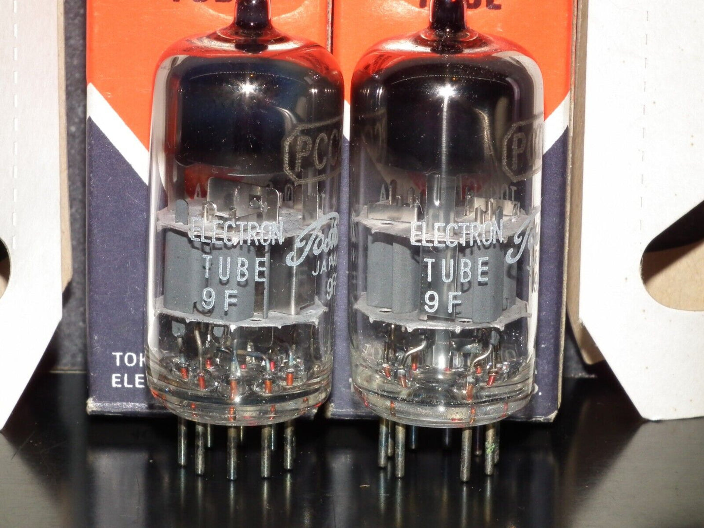 PCC88 Toshiba 7DJ8 Matched Pair ECC88 E88CC CCa Sub Made in Japan