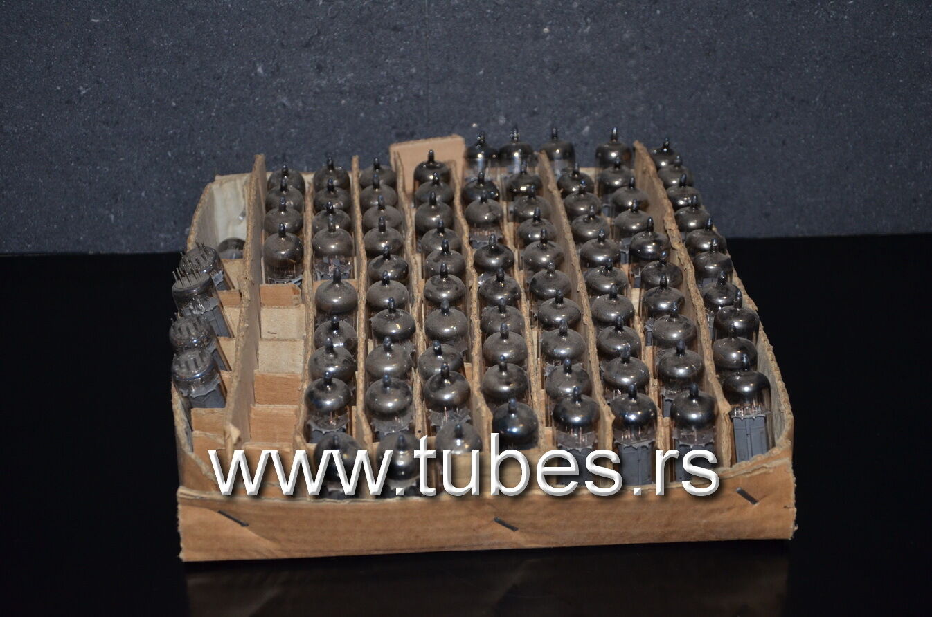 Platinum matched quad EL86 6CW5 EI Yugo (Philips) NOS tube audio output pentode