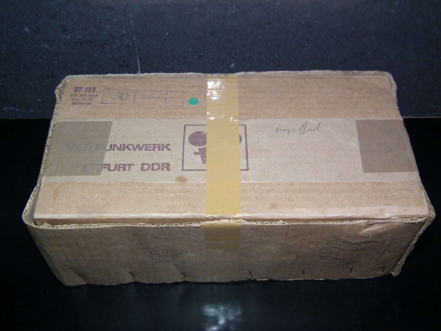 Platinum Matched Pair EF184 RFT Muhlhausen Germany 6EJ7 NOS NIB