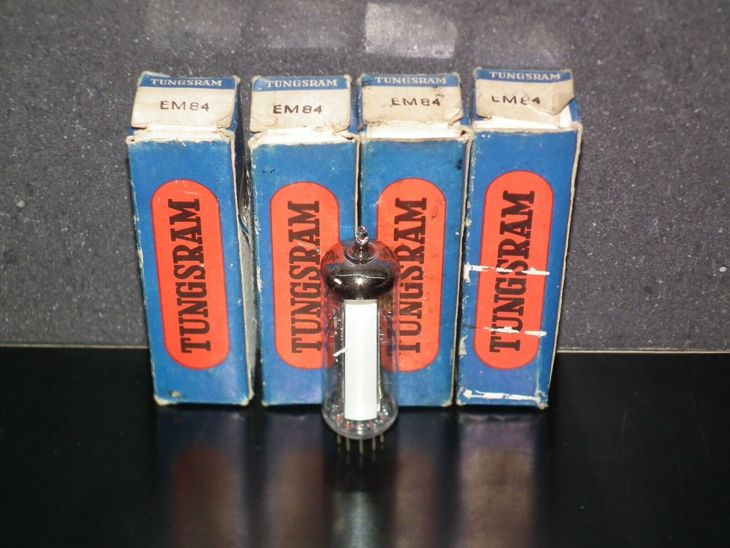 EM84 Tungsram Magic Eye - Tuning Eye NOS NIB 6FG6 NOS NIB Old Type Early 60s