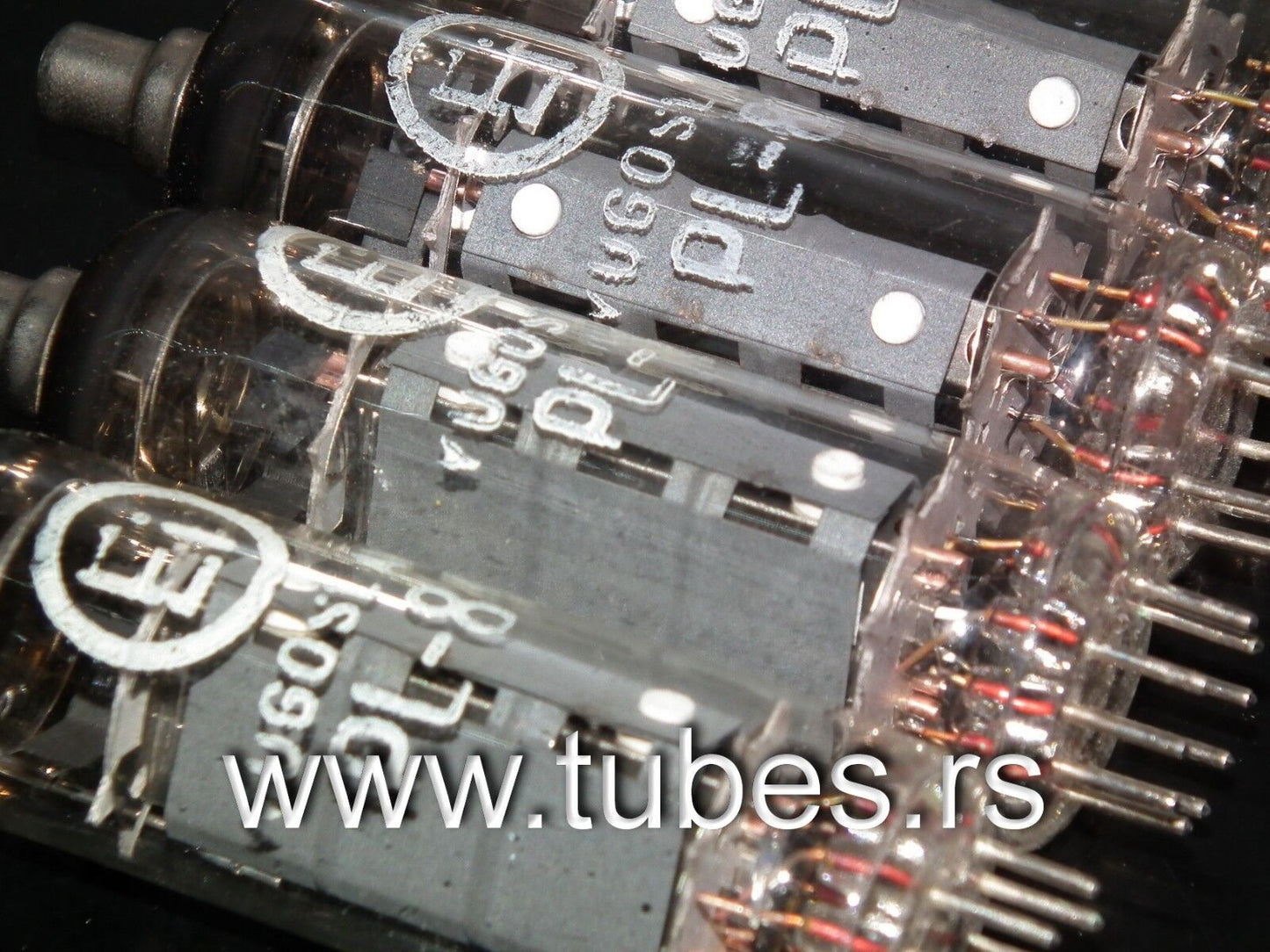 Platinum matched quad PL81 21A6 EI Philips NOS tube pentode N152