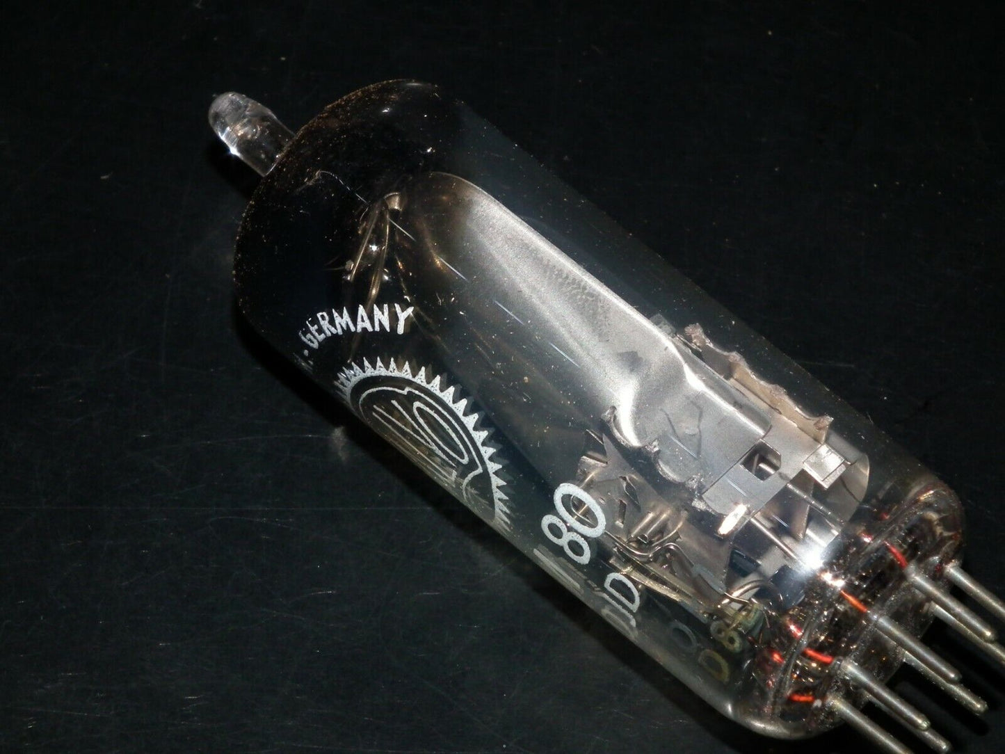 UM80 Valvo Tuning eye tube NOS NIB RARE Square Getter