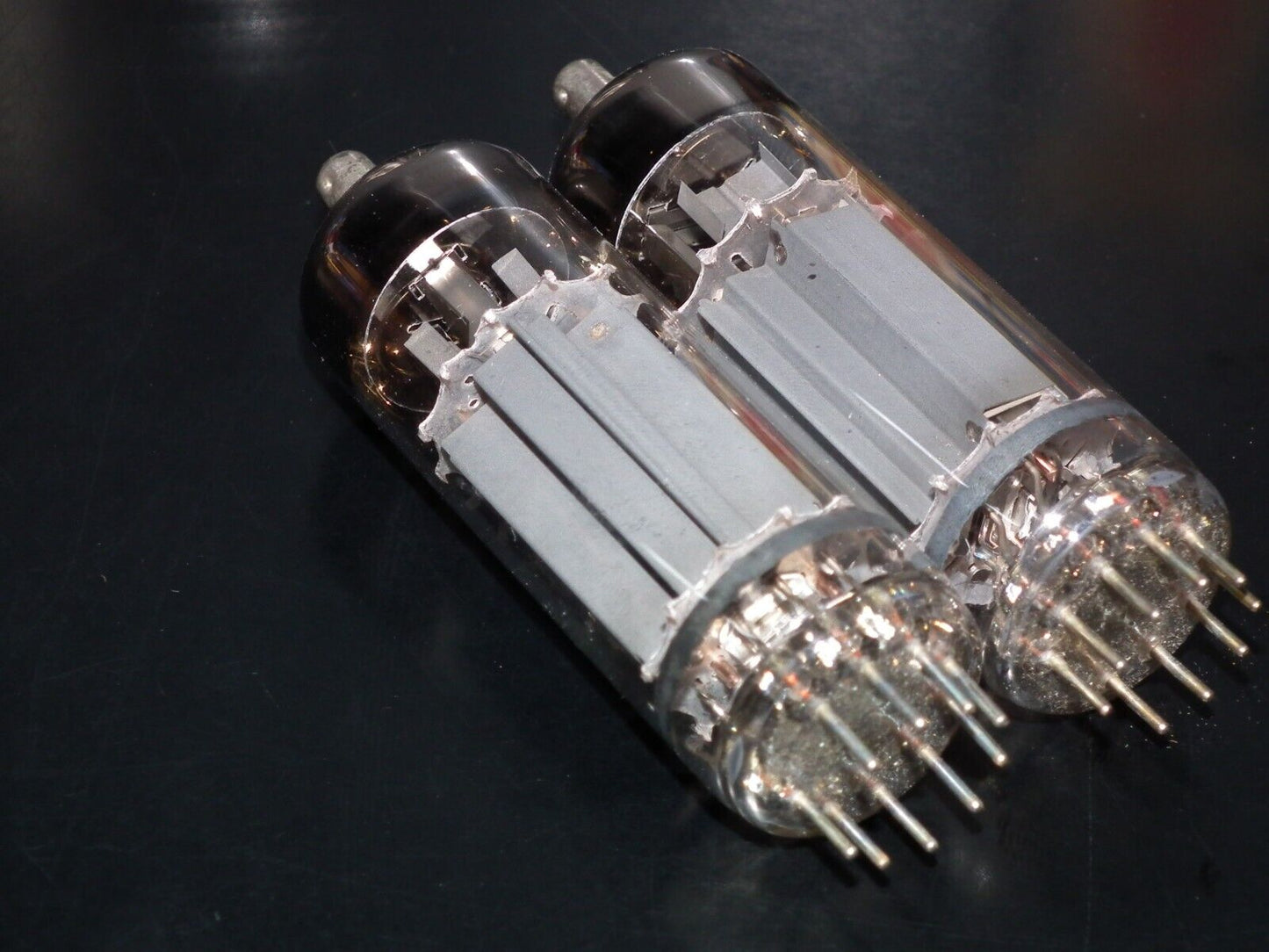 Matched Pair EL504 EI Philips Old Type NOS NIB Output Pentodes