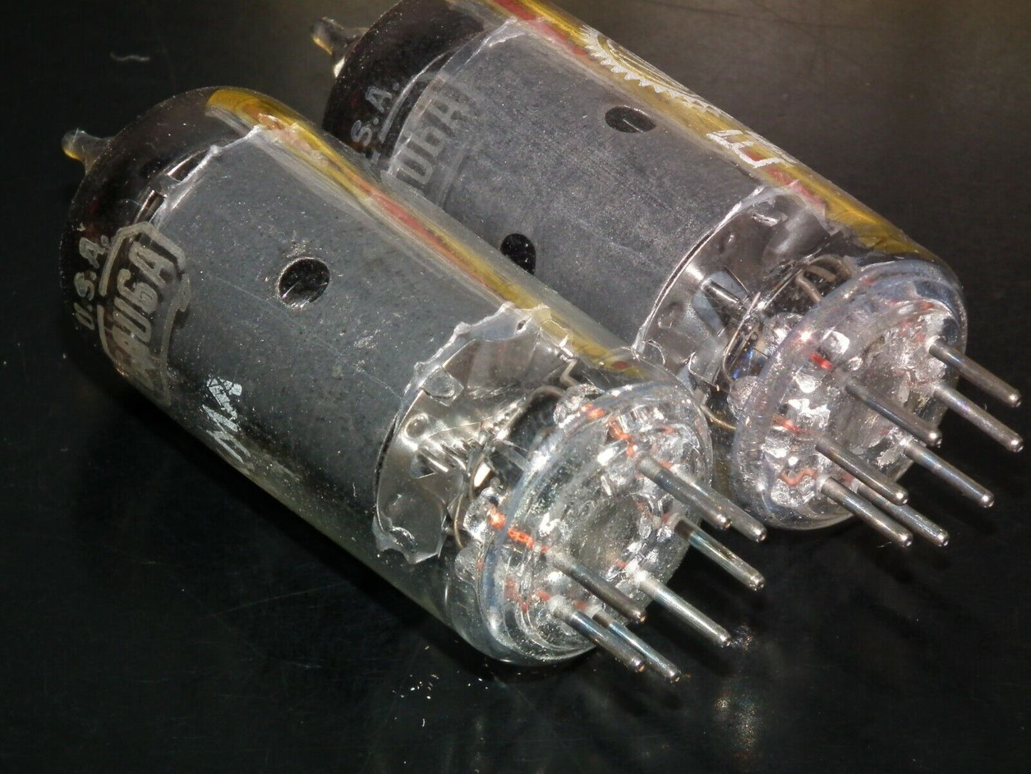 EF94 6AU6 Valvo Matched pair (tested for low noise and microphonic)