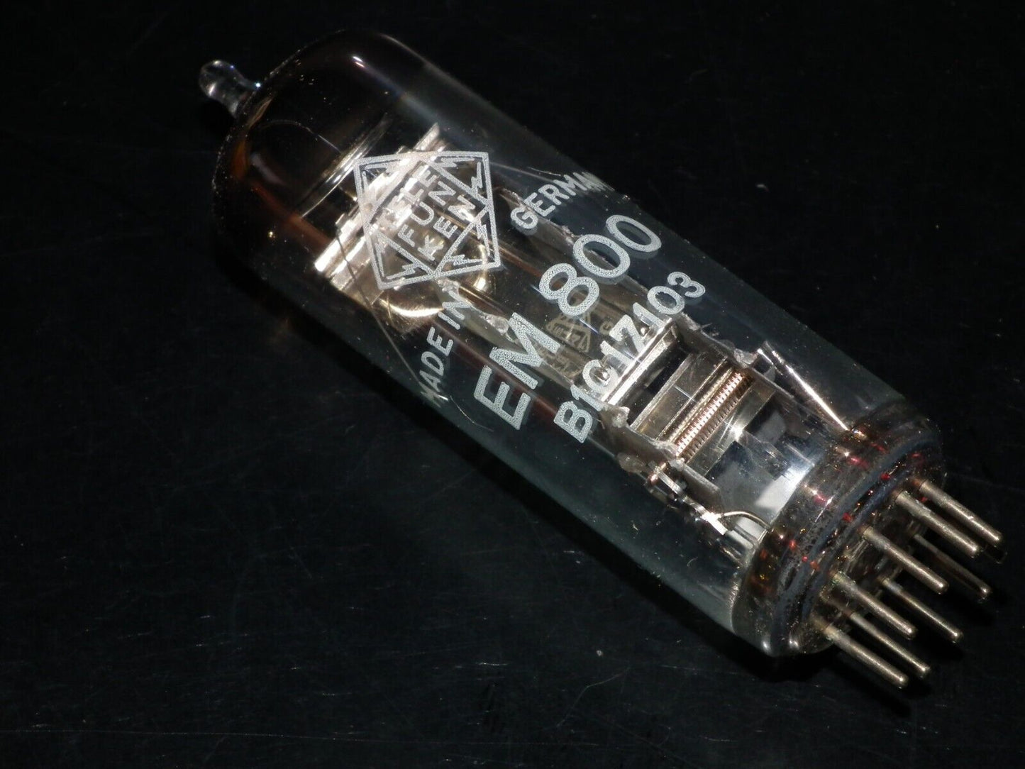 EM800 Telefunken NOS NIB Rare Magic Eye Tuning eye tube - Diamond Bottom -Tested